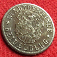 Germany Heildelberg 50 Pfennig  No Date  Baden  Allemagne Alemanha Iron Notgeld 240 - Other & Unclassified