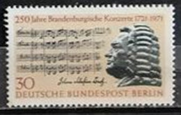 Allemagne Berlin 1971 250ème Anniversaire Des Concertos Brandebourgeois 1 Tp MNH ** - Autres & Non Classés