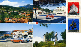 SVIZZERA  SUISSE  TI  STABIO  Multiview  Panorama  Frontiera Monumento  Auto - Stabio