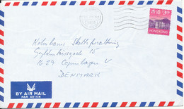 Hong Kong Air Mail Cover Sent To Denmark 18-9-1997 Single Franked - Covers & Documents