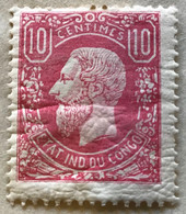 Congo Indépendant 1886, Léopold II, 10c., Neuf Charnière, Rose - 1884-1894