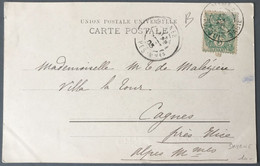 Levant N°13 Sur CPA - TAD SMYRNE TURQUIE D'ASIE 15.9.1903 - (C1588) - Lettres & Documents