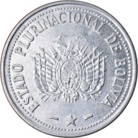 Monnaie, Bolivie, 50 Centavos, 2010, TTB, Stainless Steel, KM:216 - Bolivië