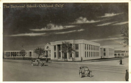 PC CPA US, CA, OAKLAND, TECHNICAL SCHOOL, VINTAGE REAL PHOTO POSTCARD (b6949) - Oakland