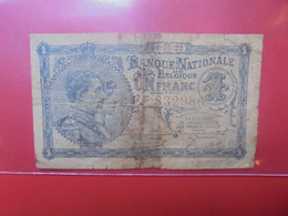 BELGIQUE 1 Franc 4-5-22 Circuler - 1 Franc
