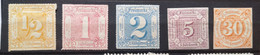 NUMBERS - SMALL LOT - THURN AND TAXIS-GERMANY -1859-1866 - Ungebraucht