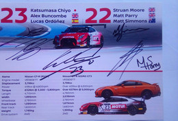 Nissan Motul Team - Autographes