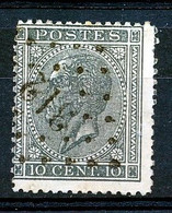 BELGIE - OBP Nr 17 - Puntstempel  Nr 312  "ROCHEFORT" - COBA + 4 € - (ref. ST-1368) - Oblitérations à Points