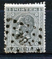 BELGIE - OBP Nr 17 A - Puntstempel  Nr 284  "OTTIGNIES" - COBA + 12 € - (ref. ST-1395) - Postmarks - Points