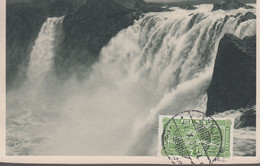 1931. ISLAND. 7 Aur VIK. View On POST CARD (Godafoss) To Tapa, Estland Cancelled REYK... () - JF366958 - Brieven En Documenten