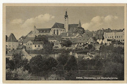 S8384 - Enns - Oberdonau Mit Stadtpfarrkirche - Enns