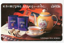 JAPON TELECARTE THE LIPTON - Alimentación