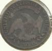 UNITED STATES USA  50 CENTS  1/2 DOLLAR  EAGLE BIRD FRONT CAPPED BUST BACK 1821 AG SILVER KM? READ DESCRIPTION!! - 1794-1839: Früher Half Dollar