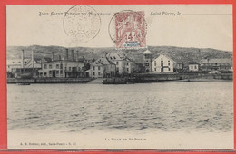 SAINT PIERRE CARTE DE 1907 DE SAINT PIERRE - Briefe U. Dokumente