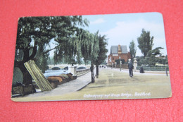 Bedfordshire Bedford Embankment And Stone Bridge 1906 + Sent To USA - Bedford