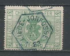 TR 3 Gestempeld (blauwe Stempel) LIEGE JONFOSSE - Zonder Speldegaatjes - Gebraucht