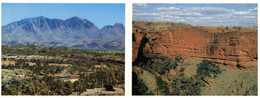 (S 21) Australian - 2 Attached Postcards  - NT - Mt Sonder & Kings Canyon - Non Classés