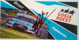 Gosia Rdest ( Polish Race Car Driver) - Handtekening
