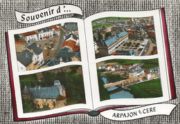 CPSM Arpajon Sur Cère Multivues - Arpajon Sur Cere