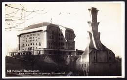 1933 Gelaufene Foto AK: Dornach, Goetheanum. Frei Hochschule Für Geistige Wissenschaft. Nach Belgien - Dornach