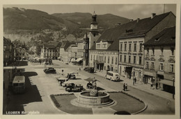 Austria (SM) Leoben (photo Karte) Hauptplatz Mit Autobus 19?? - Leoben