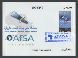 Egypt - 2019 - FDC - ( AFSA - Egypt Host The African Space Agency ) - Afrique