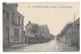 CPA VILLAINES LA JUHEL, LE BUREAU DES POSTES, LA POSTE, MAYENNE 53 - Villaines La Juhel