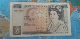ENGLAND 10 POUNDS 1988 P379e VF++ - Other & Unclassified