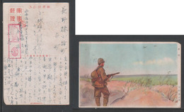 JAPAN WWII Military Japanese Soldier Picture Postcard Manchukuo China Sunwu CHINE WW2 JAPON GIAPPONE - 1932-45 Manciuria (Manciukuo)