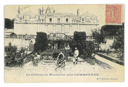 CPA 63 COMBRONDE CHATEAU DE MONTACLIER - Combronde