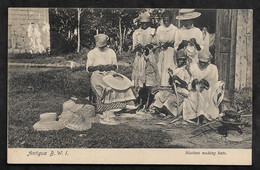 CPA Antigua BWI Natives Making Hats - Antigua & Barbuda