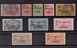 TP WALLIS ET FUTUNA - N°30/39 - OB - X - TB - 1924 - Oblitérés