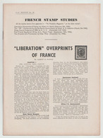 France, LIBERATION OVERPRINTS, Diego Suarez 1890 Forgeries, French Equatorial Africa, RF Overprints Etc. - Philatélie Et Histoire Postale