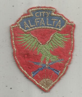 écusson Tissu , CITY ALFALTA , 95 X 75 Mm - Patches