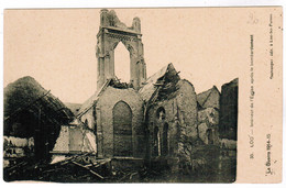 Loo, Lo, Interieur De L'Eglise Apres Le Bombardement (pk67514) - Lo-Reninge