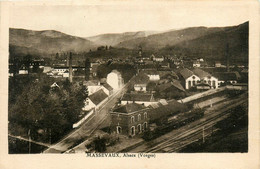 Massevaux * Masevaux * Alsace * Vue Sur La Gare * Train * Ligne Chemin De Fer Haut Rhin - Masevaux