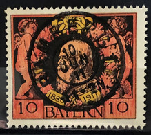 BAYERN 1911 - BAMBERG Cancel - Mi 93A - 10M - Gebraucht