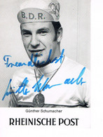 JEUX OLYMPIQUES - AUTOGRAPHE SUR PHOTO - ALLEMAGNE - SCHUMACHER - CYCLISME - - Authographs