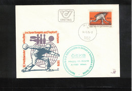 Austria / Oesterreich 1976 World Bowls Championship Wien Interesting FDC - Bocce