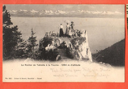 ZBL-22  Le Rocher De La Tablette à La Tourne Rochefort. TRES ANIME. Circulé 1904 - Rochefort