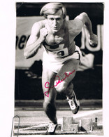 JEUX OLYMPIQUES - AUTOGRAPHE SUR PHOTO - ALLEMAGNE - WUCHERER - ATHLETISME - - Autographes