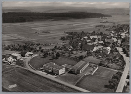 Grünberg Reinhardshain - S/w Bundes Autobahn Rasthaus Und Hotel Garni 1   Luftbild - Gruenberg