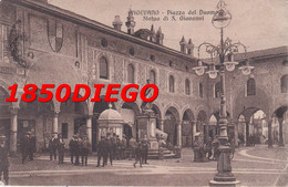 VIGEVANO - PIAZZA DEL DUOMO F/PICCOLO VIAGGIATA BELLA ANIMAZIONE - Vigevano