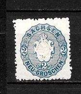 LOTE 2137 /// (C010) SAXE 1863  YVERT Nº: 16 NSG - CATALOG/COTE: 3,10€  ¡¡¡ OFERTA - LIQUIDATION - JE LIQUIDE !!! - Sachsen