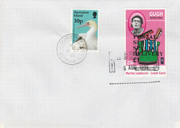 Great Britain 1996 Postal Strike Cover To Ascension Bearing Gugh 25p (Great Britain Local) - Cinderellas