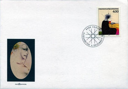 Liechtenstein - 1995 Paul Wunderlich - Hommage  FDC - Cartas & Documentos