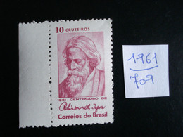 Brésil 1961 - Rabindranath Tagore - Y.T. 709  - Neuf (**) Mint (MNH) Postfrisch (**) - Sonstige & Ohne Zuordnung