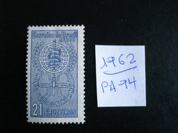 Brésil 1962 - Eradication Du Paludisme - Y.T.  PA 94  - Neuf (**) Mint (MNH) Postfrisch (**) - Autres & Non Classés