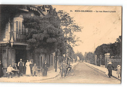 CPA 92 Bois Colombes La Rue Henri Litolff - Colombes