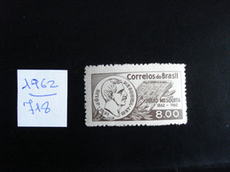 Brésil 1962 - Journaliste Julio Mesquita - Y.T. 718 - Neuf (**) Mint (MNH) Postfrisch (**) - Altri & Non Classificati